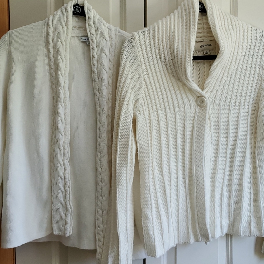 Lot of 2 sweater cardigans
